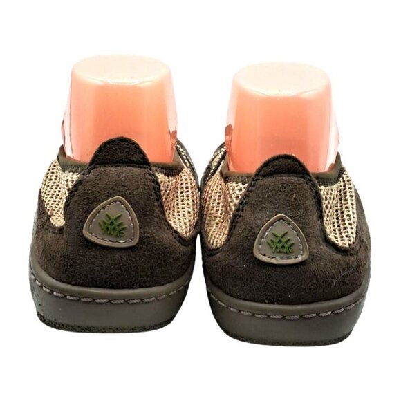 Terrasoles Echo Shoes Womans Size 9 Crossband Slip On Loafer Browns - Picture 7 of 9